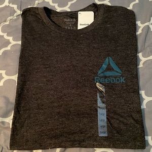Reebok brand new with tags dark gray t shirt